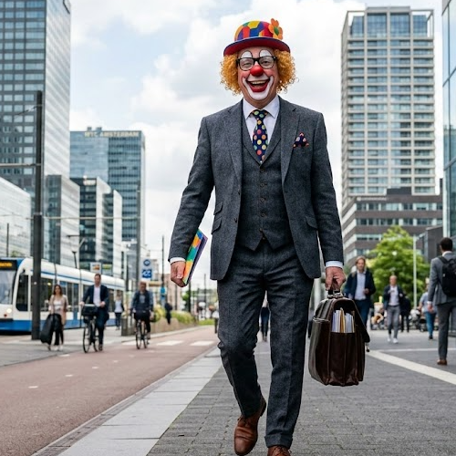 Clouwn op de Zuidas